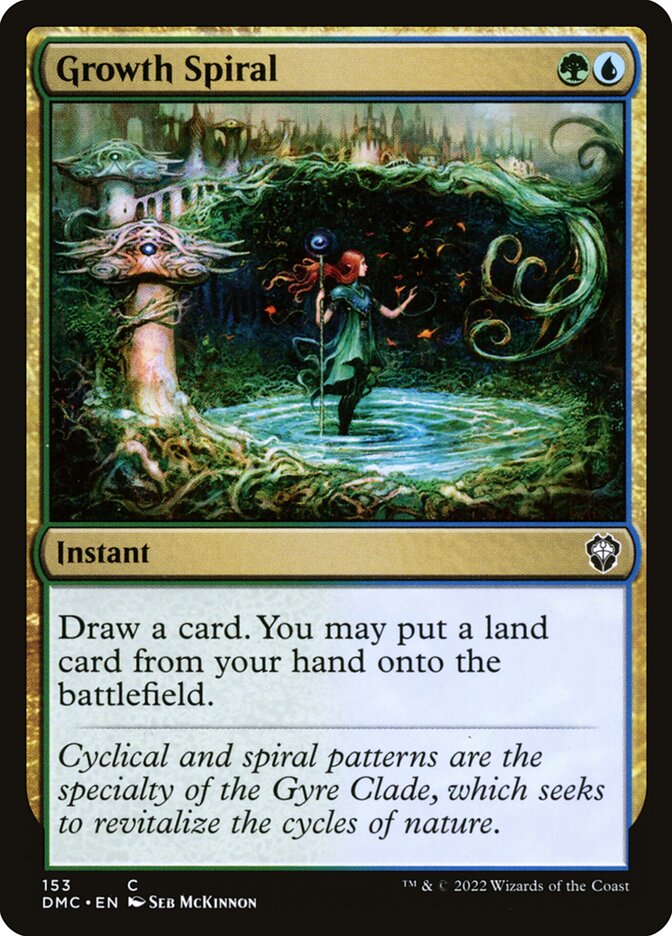 Growth Spiral (153) - Dominaria United Commander (DMC)
