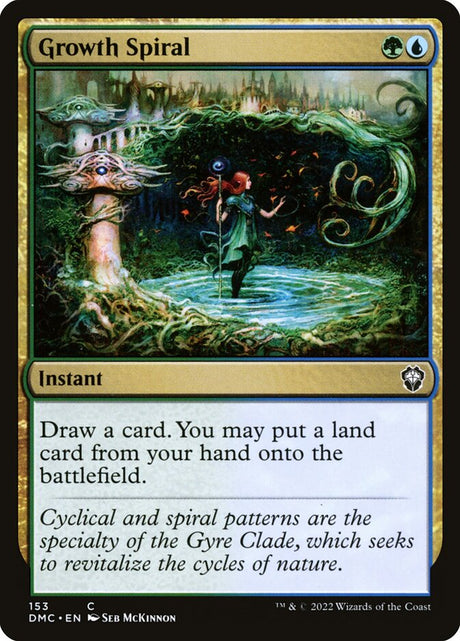Growth Spiral (153) - Dominaria United Commander (DMC)