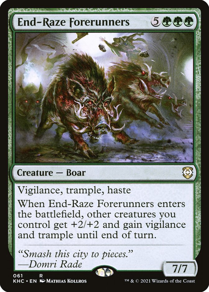 End-Raze Forerunners (61) - Kaldheim Commander (KHC)
