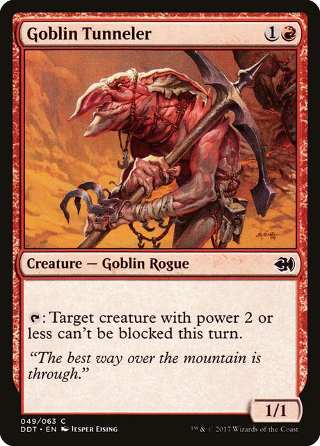 Goblin Tunneler (49) - Duel Decks: Merfolk vs. Goblins (DDT)