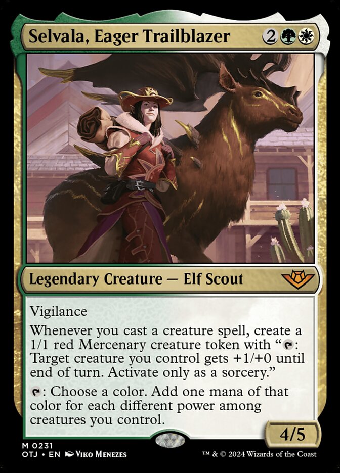 Selvala, Eager Trailblazer (231) - Outlaws of Thunder Junction (OTJ)