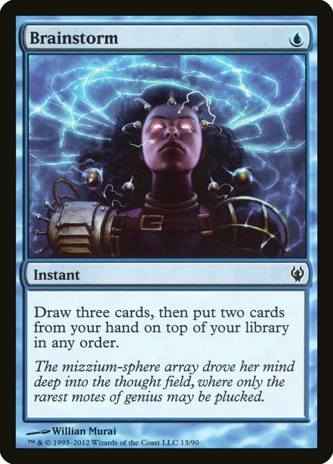 Brainstorm (13) - Duel Decks: Izzet vs. Golgari (DDJ)