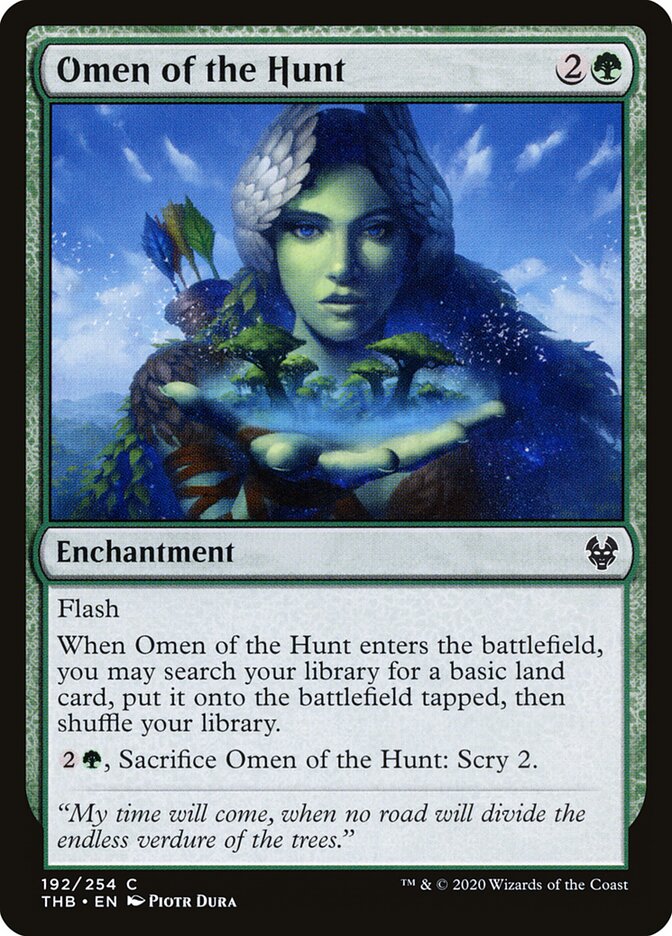 Omen of the Hunt (192) - Theros Beyond Death (THB)