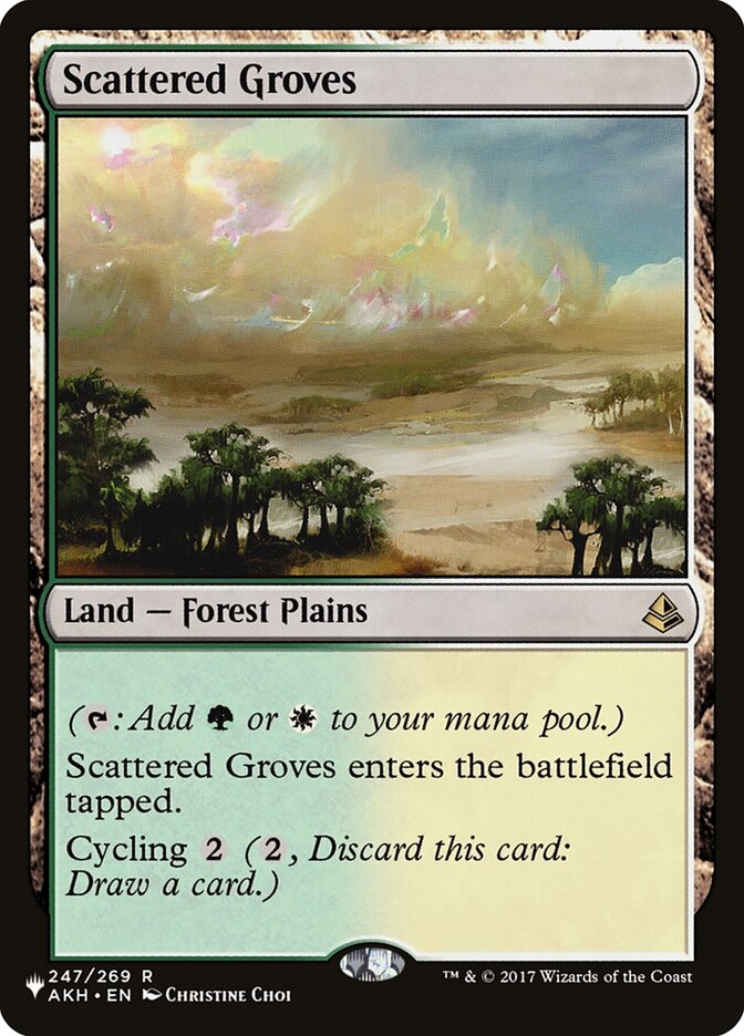 Scattered Groves (AKH-247) - The List (PLST)