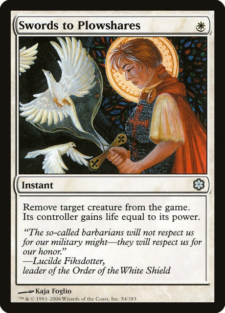Swords to Plowshares (54) - Coldsnap Theme Decks (CST)