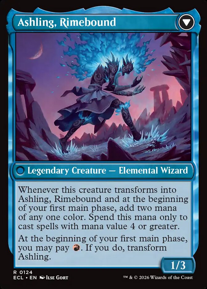 Ashling, Rekindled // Ashling, Rimebound (124) - Lorwyn Eclipsed (ECL)