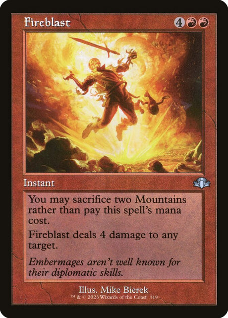 Fireblast (319) - Dominaria Remastered (DMR)