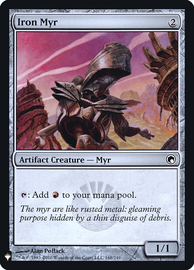 Iron Myr (SOM-168) - The List (PLST)