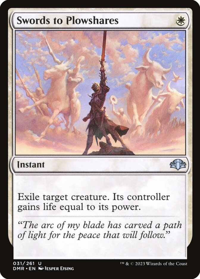 Swords to Plowshares (31) - Dominaria Remastered (DMR)