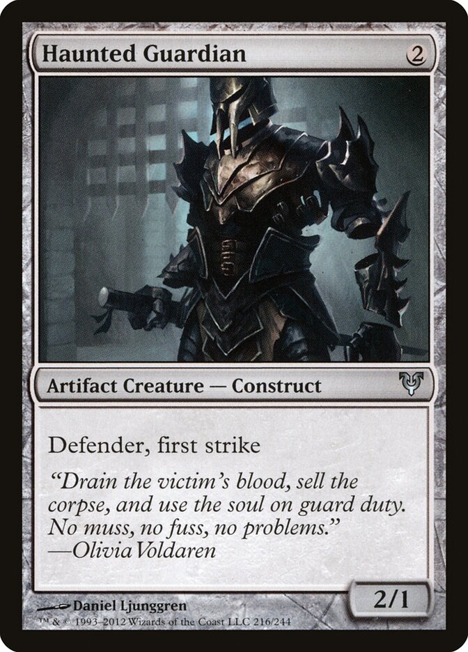 Haunted Guardian (216) - Avacyn Restored (AVR)