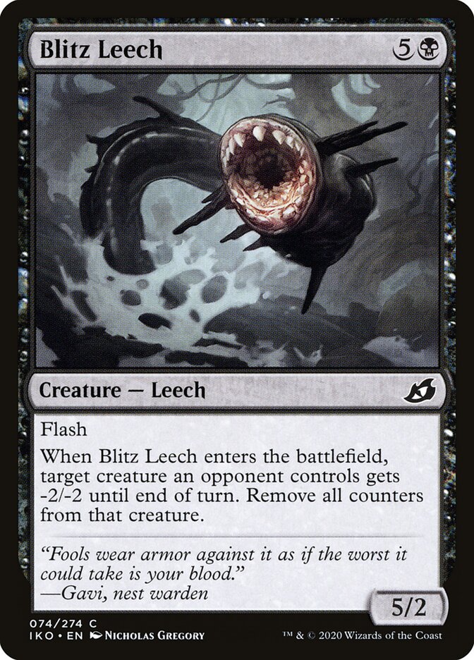 Blitz Leech (74) - Ikoria: Lair of Behemoths (IKO)