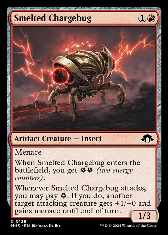 Smelted Chargebug (139) - Modern Horizons 3 (MH3)