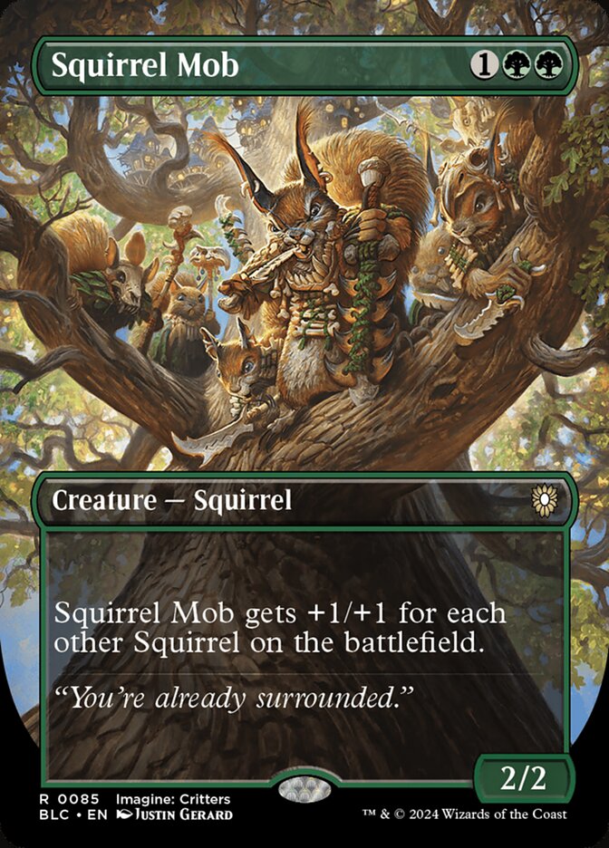 Squirrel Mob - [Borderless] Bloomburrow Commander (BLC)