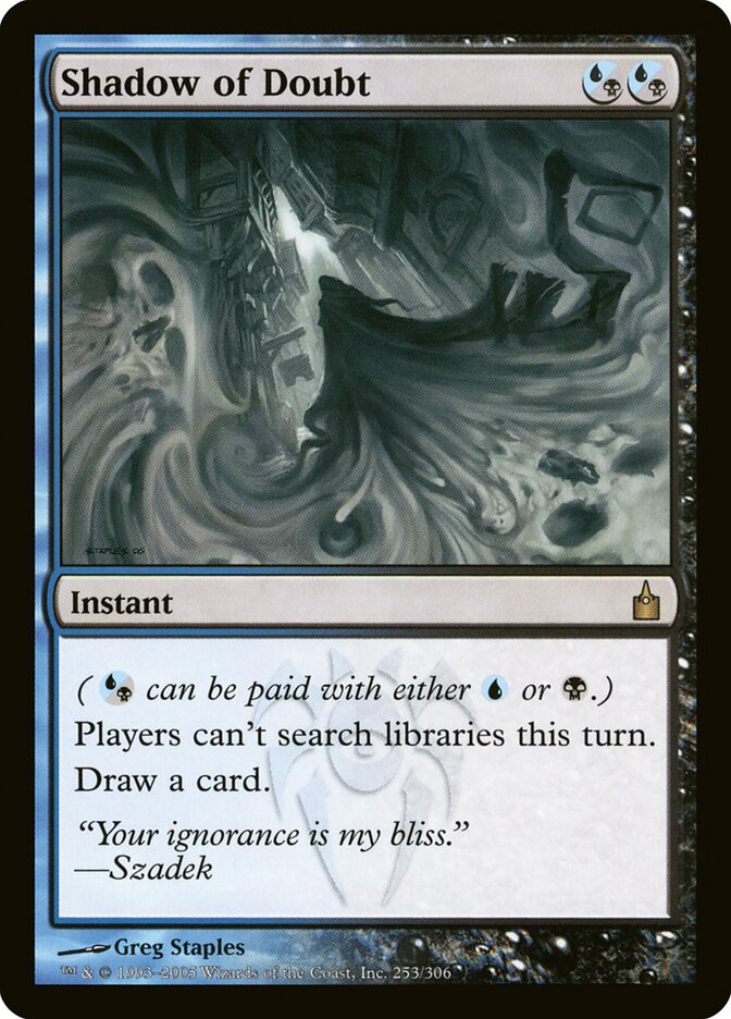 Shadow of Doubt (253) - Ravnica: City of Guilds (RAV)