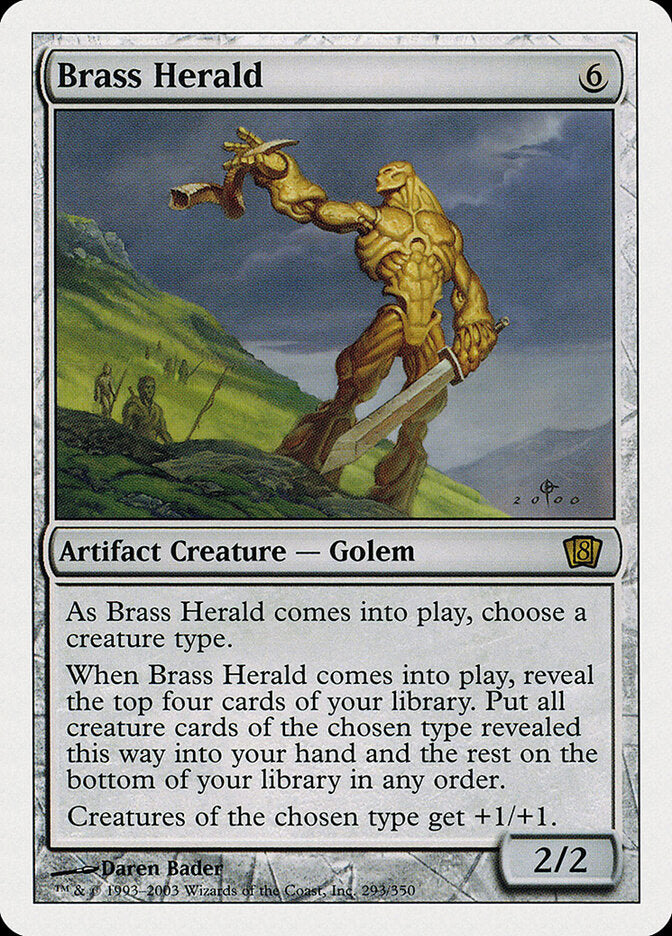 Brass Herald (293) - Eighth Edition (8ED)