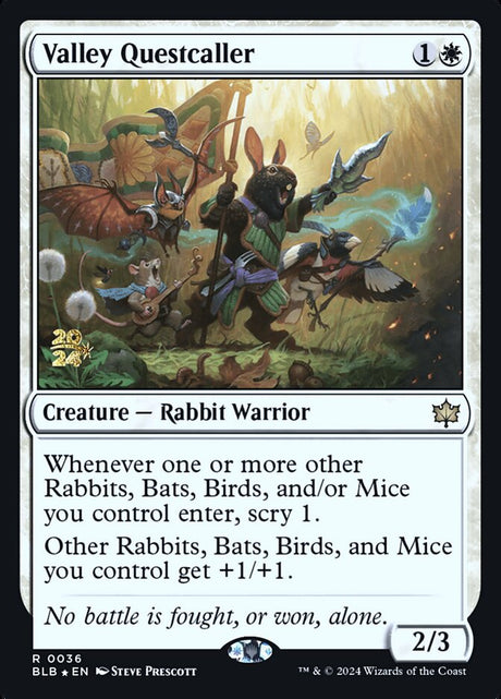Valley Questcaller (36s) - Bloomburrow Promos (PBLB)