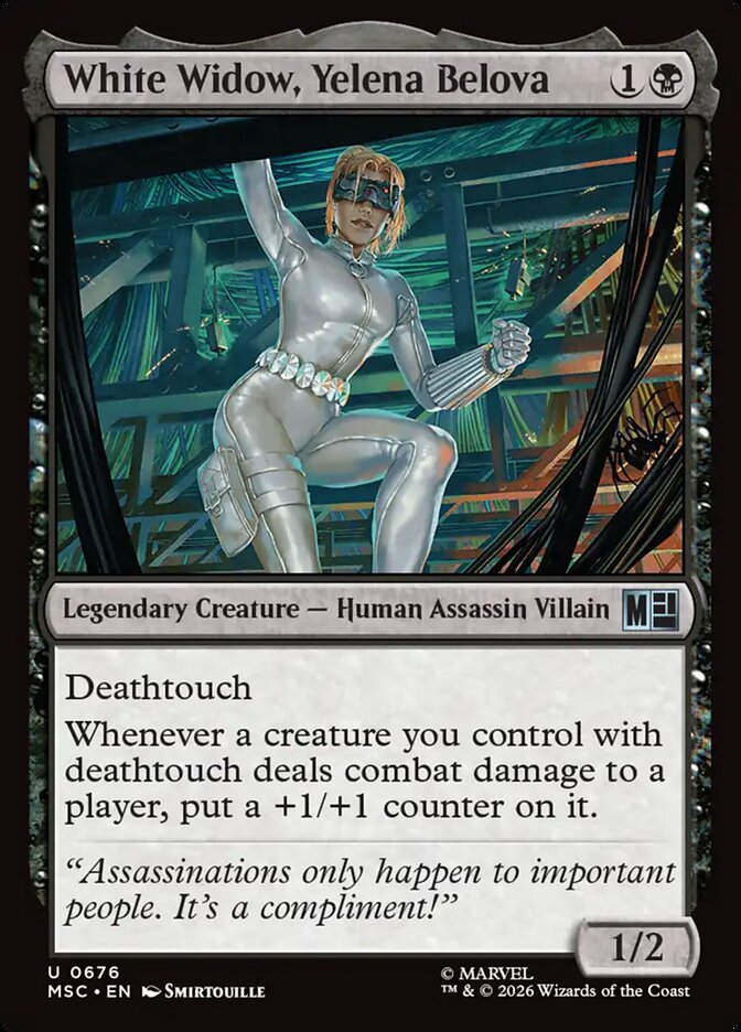 White Widow, Yelena Belova (676) - Marvel Super Heroes Commander (MSC)