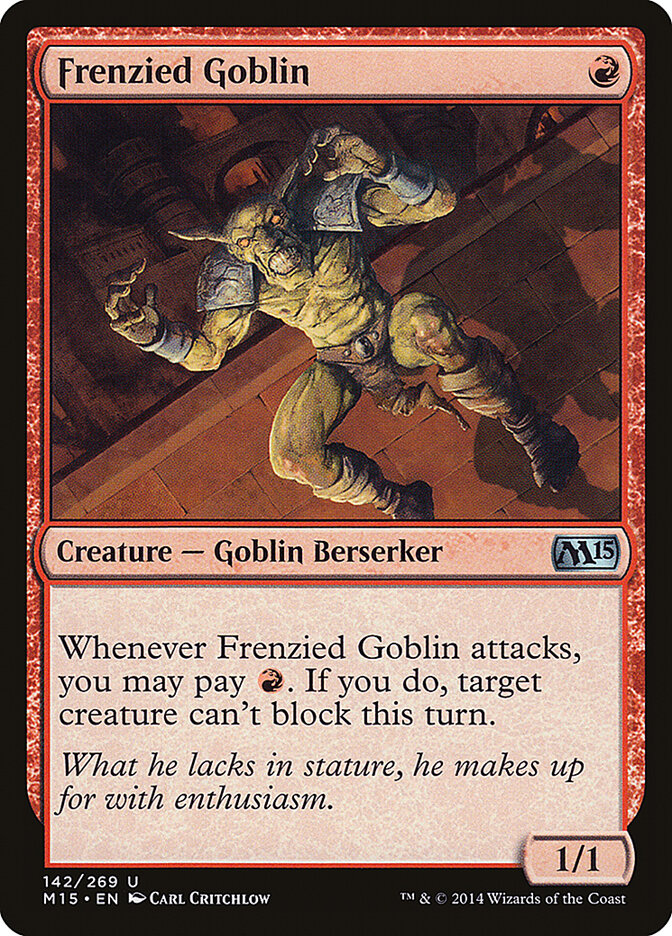 Frenzied Goblin (142) - Magic 2015 (M15)