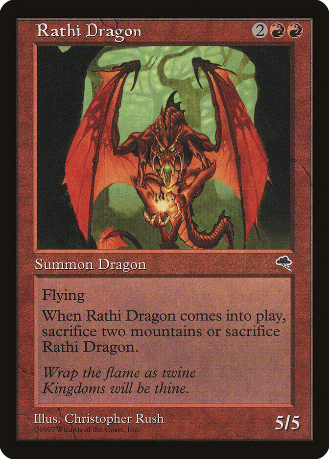 Rathi Dragon (196) - Tempest (TMP)