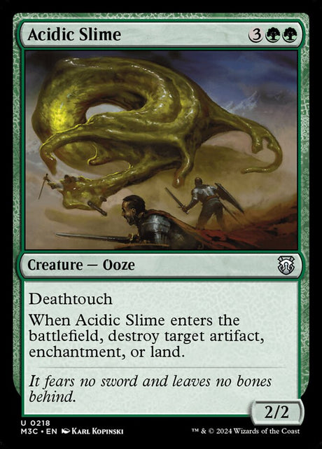 Acidic Slime (218) - Modern Horizons 3 Commander (M3C)