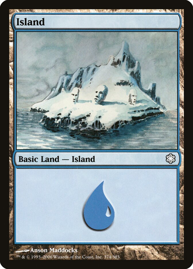 Island (374) - Coldsnap Theme Decks (CST)