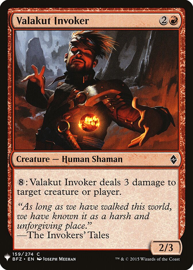 Valakut Invoker (BFZ-159) - The List (PLST)