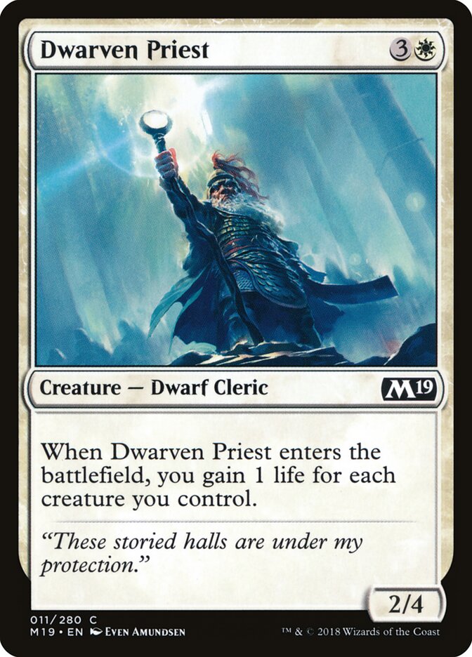 Dwarven Priest (11) - Core Set 2019 (M19)