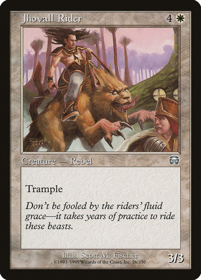 Jhovall Rider (26) - Mercadian Masques (MMQ)