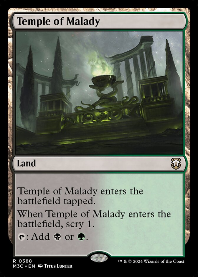 Temple of Malady - Modern Horizons 3 Commander (M3C)