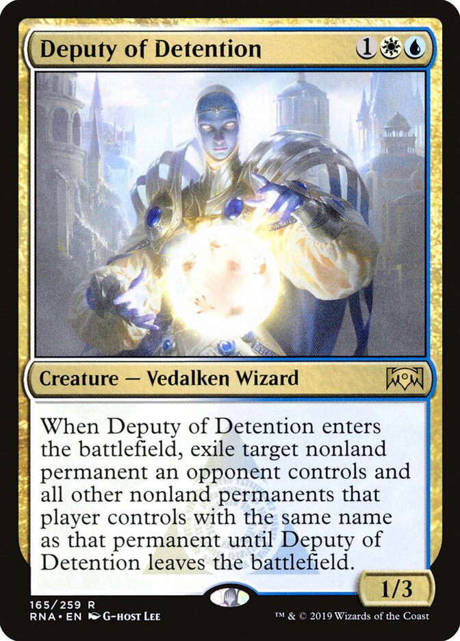 Deputy of Detention (165) - Ravnica Allegiance (RNA)