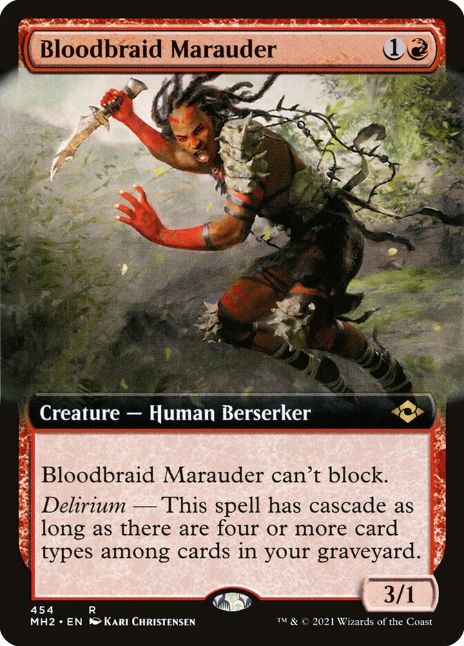 Bloodbraid Marauder (454) - Modern Horizons 2 (MH2)