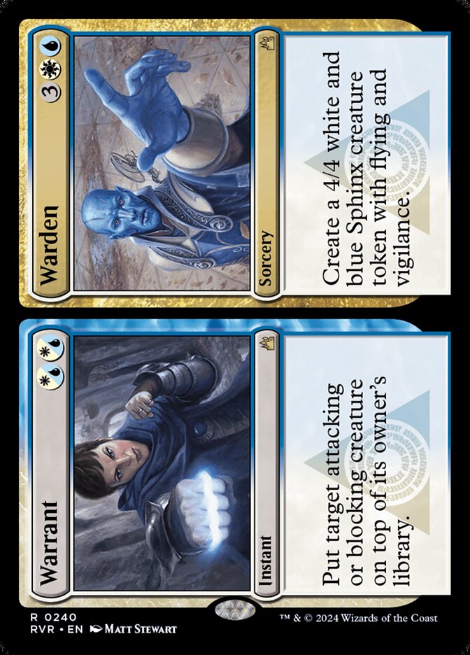 Warrant // Warden (240) - Ravnica Remastered (RVR)