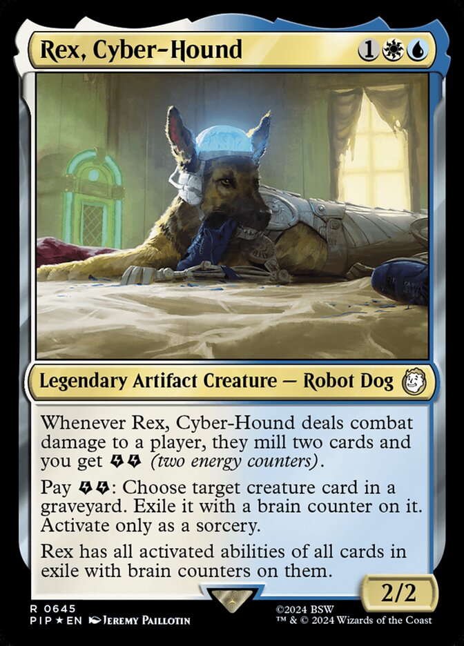 Rex, Cyber-Hound (645) - Fallout (PIP)