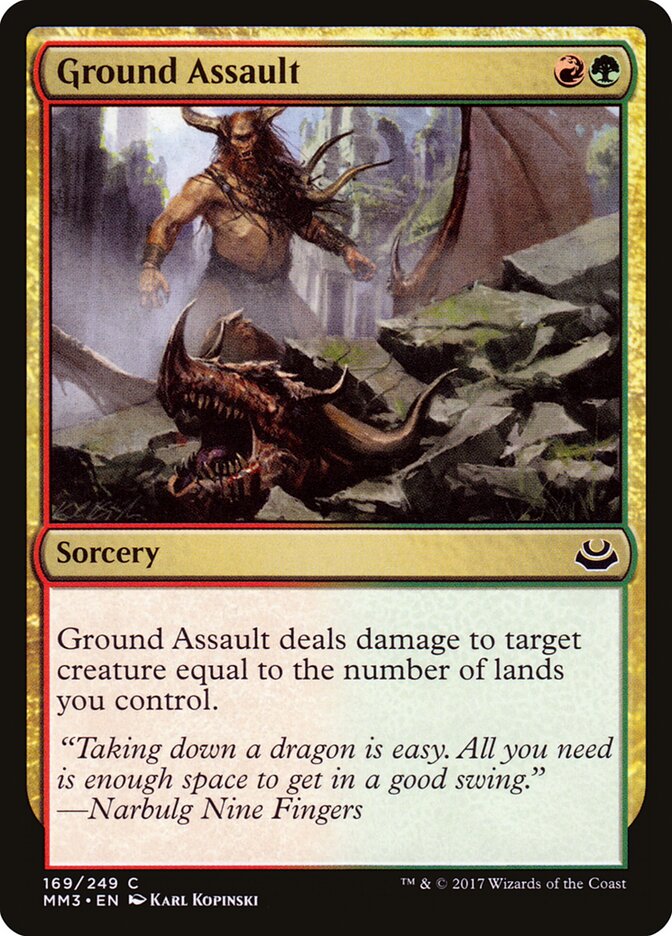 Ground Assault (169) - Modern Masters 2017 (MM3)