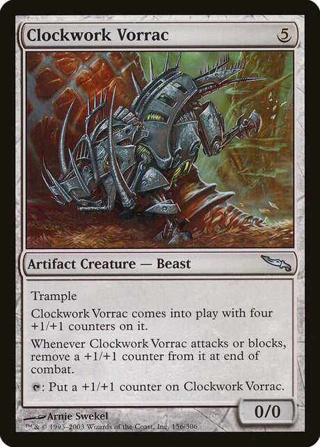 Clockwork Vorrac (156) - Mirrodin (MRD)
