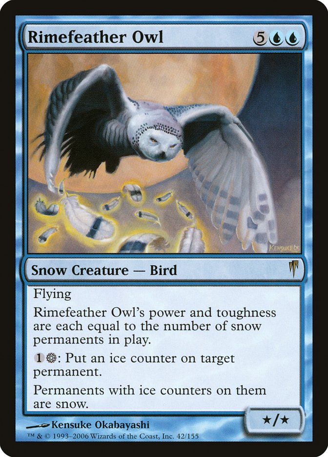 Rimefeather Owl (42) - Coldsnap (CSP)
