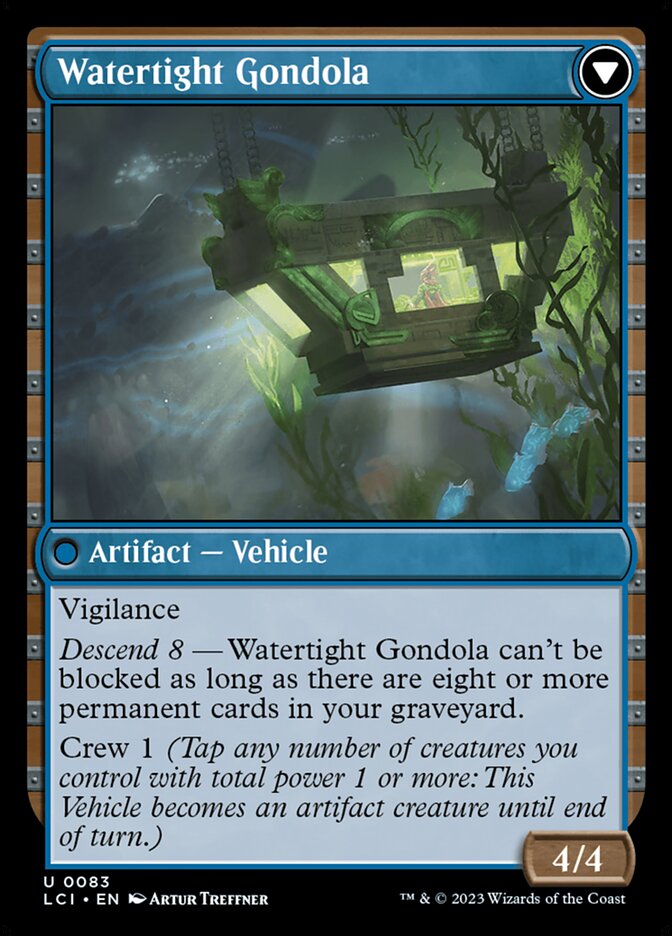 Waterlogged Hulk // Watertight Gondola (83) - The Lost Caverns of Ixalan (LCI)
