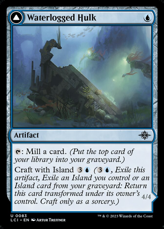 Waterlogged Hulk // Watertight Gondola (83) - The Lost Caverns of Ixalan (LCI)