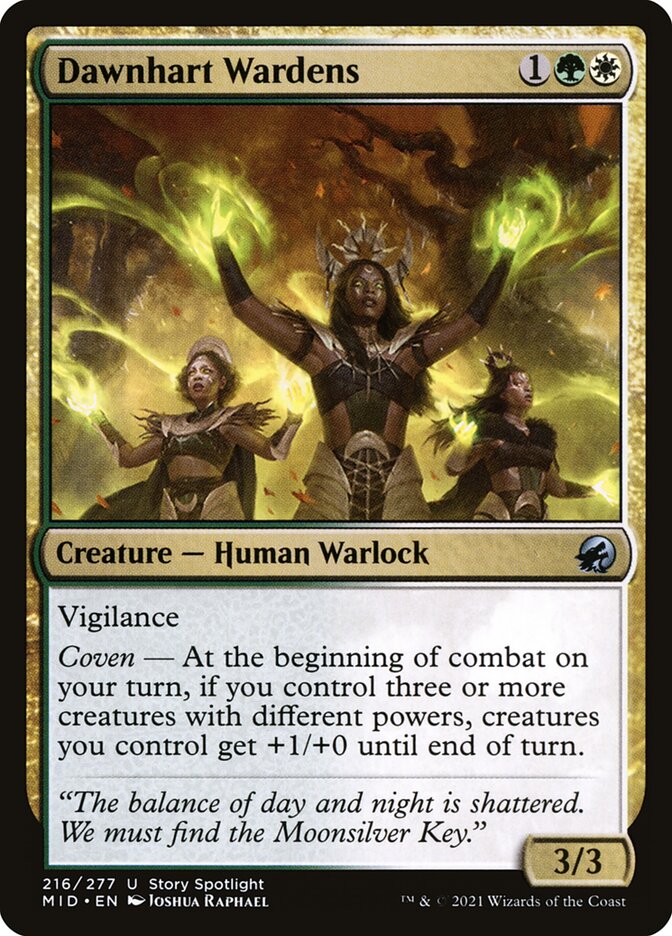 Dawnhart Wardens (216) - Innistrad: Midnight Hunt (MID)