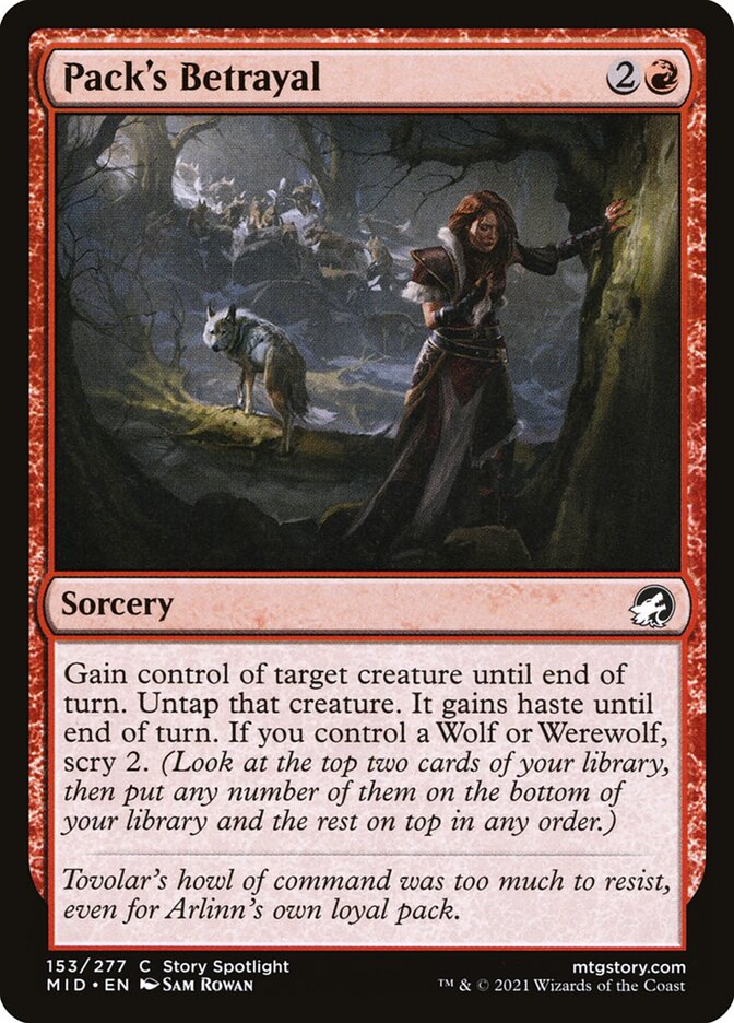Pack's Betrayal (153) - Innistrad: Midnight Hunt (MID)