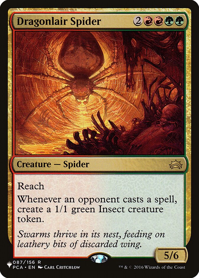 Dragonlair Spider (PCA-87) - The List (PLST)