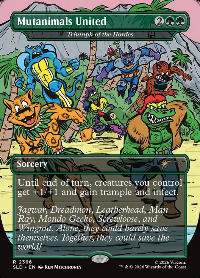 Mutanimals United - Triumph of the Hordes (2366) - Secret Lair Drop (SLD)