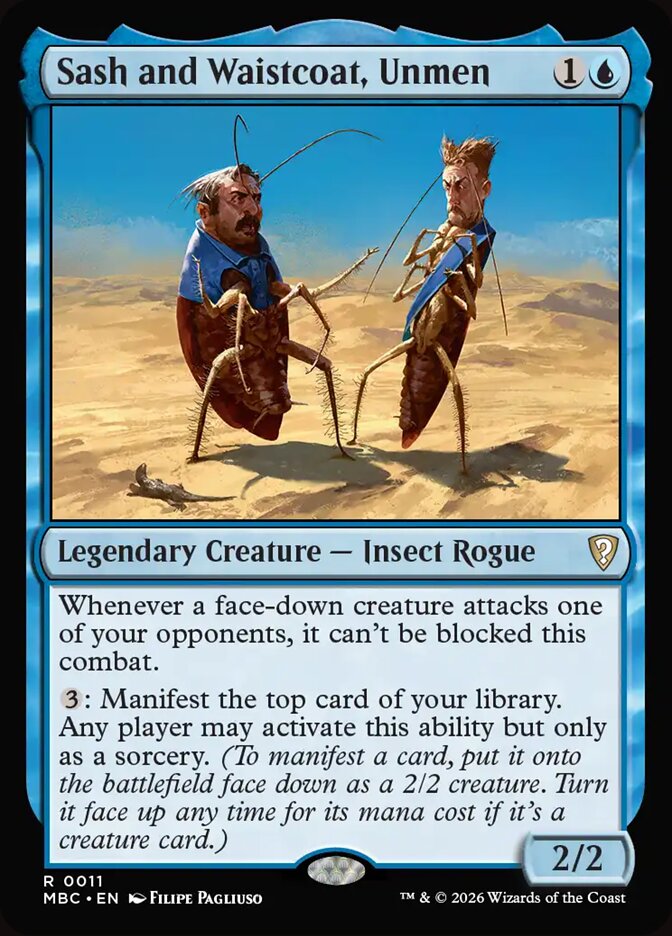 Sash and Waistcoat, Unmen (11) - Mystery Booster Commander Edition (MBC)