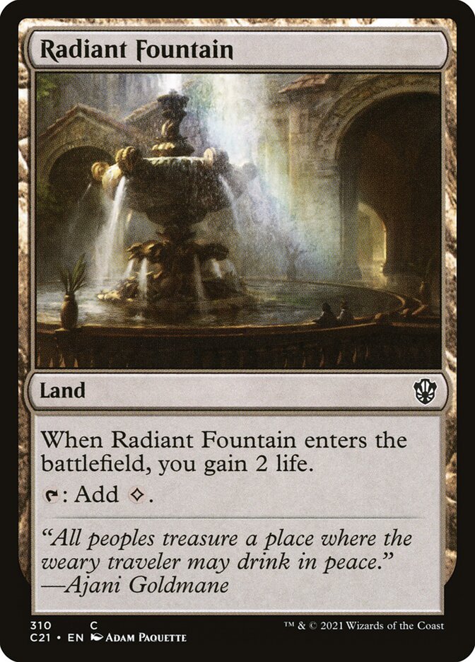 Radiant Fountain (310) - Commander 2021 (C21)