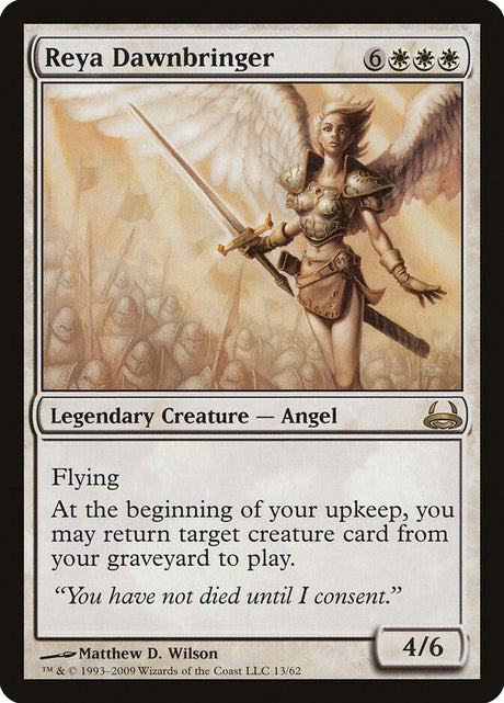 Reya Dawnbringer (13) - Duel Decks: Divine vs. Demonic (DDC)