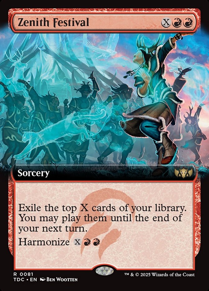 Zenith Festival - [Extended Art] Tarkir: Dragonstorm Commander (TDC)