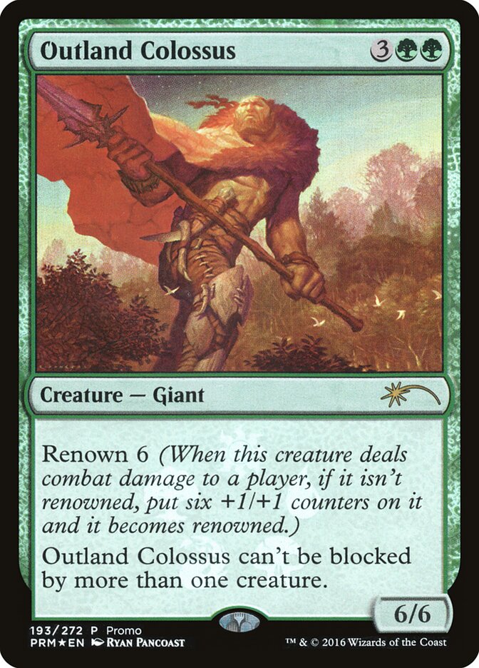 Outland Colossus (193★) - Magic Origins Promos (PORI)