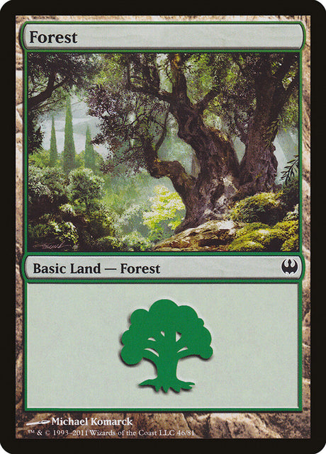Forest (46) - Duel Decks: Knights vs. Dragons (DDG)