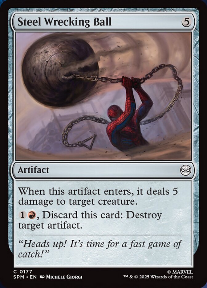 Steel Wrecking Ball (177) - [Foil] Marvel's Spider-Man (SPM)
