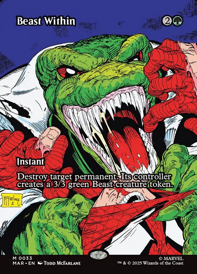 Beast Within (33) - [Borderless] Marvel Universe (MAR)
